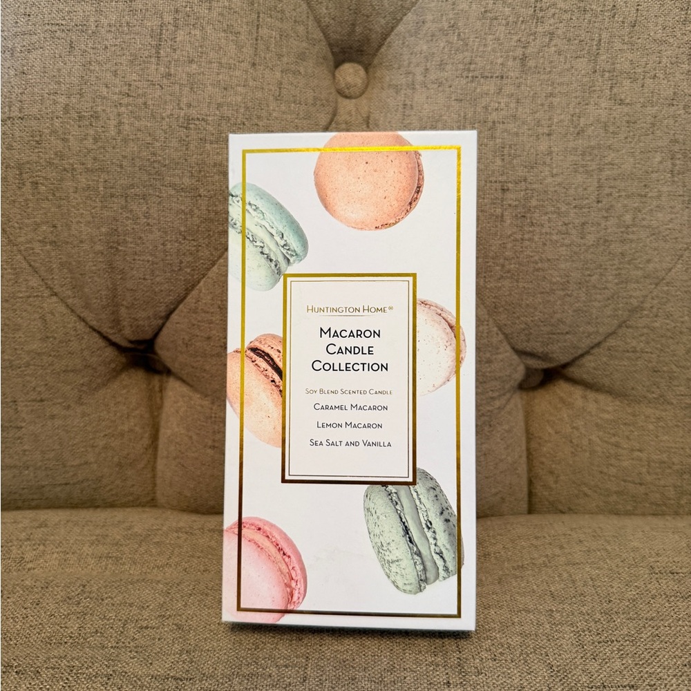 Huntington Home Macaron Candle Collection (Set of 3)